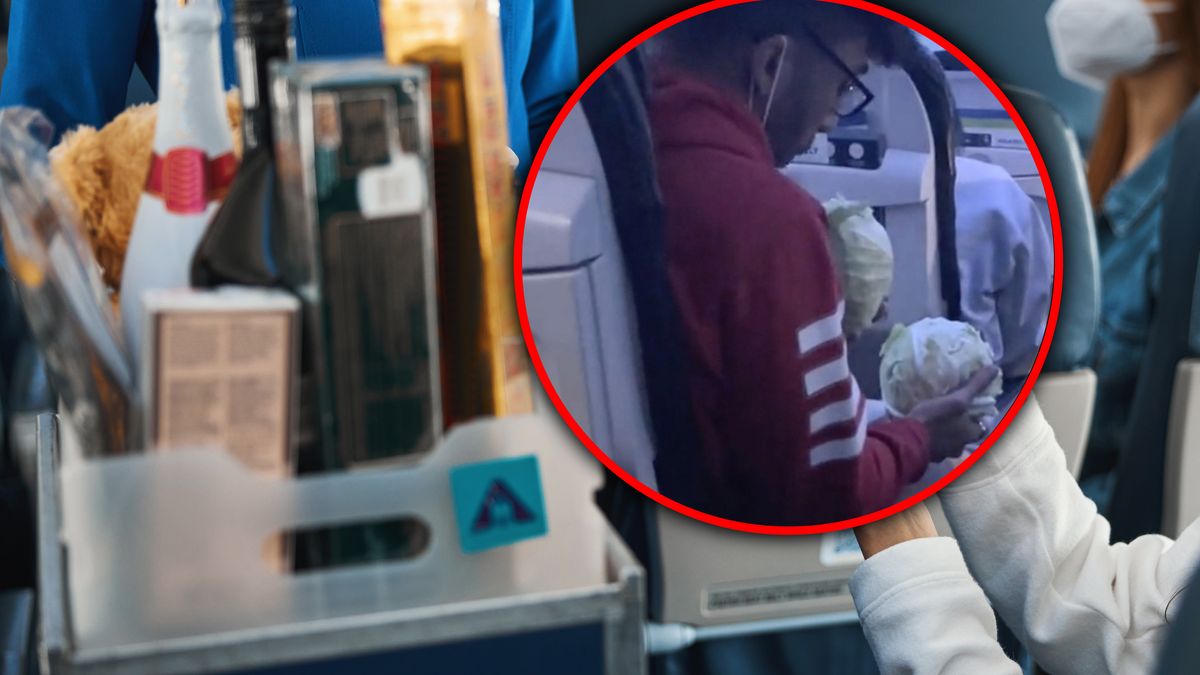 Pasażer zajadał się surową kapustą 