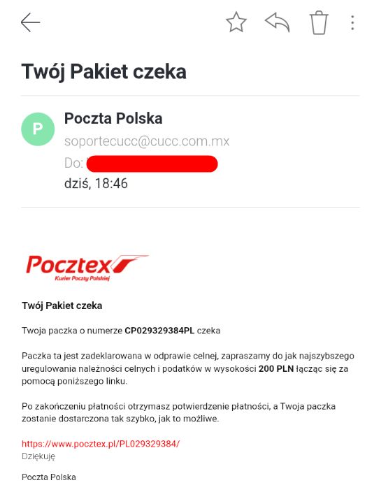 Fałszywy e-mail