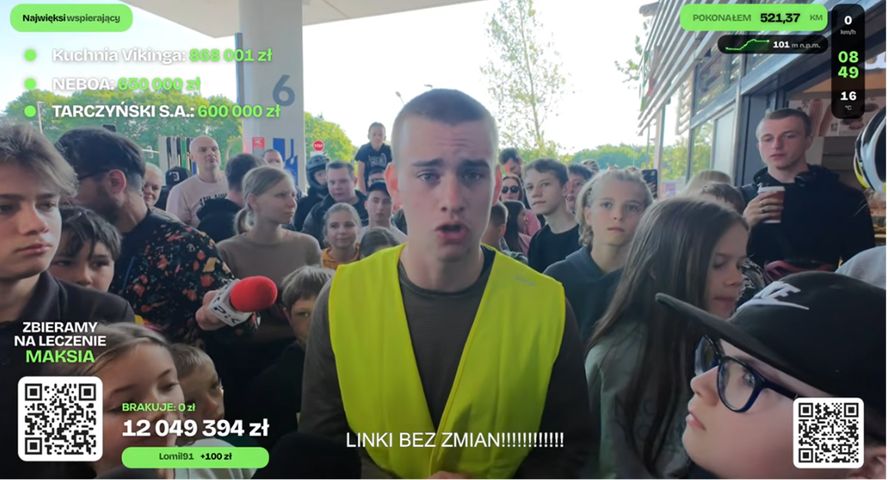 Łatwogang ekspresowo dopiął celu. 12 milionów złotych na leczenie Maksia zebrane