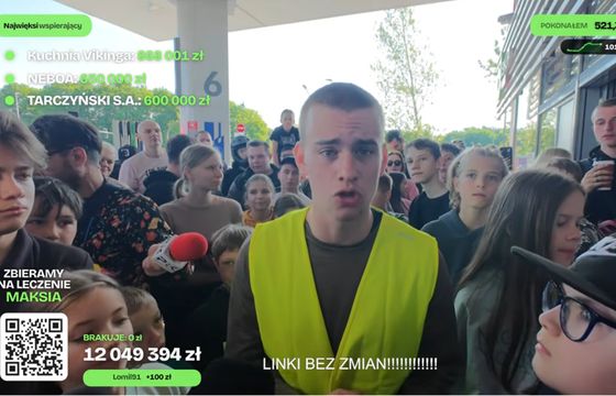 Łatwogang ekspresowo dopiął celu. 12 milionów złotych na leczenie Maksia