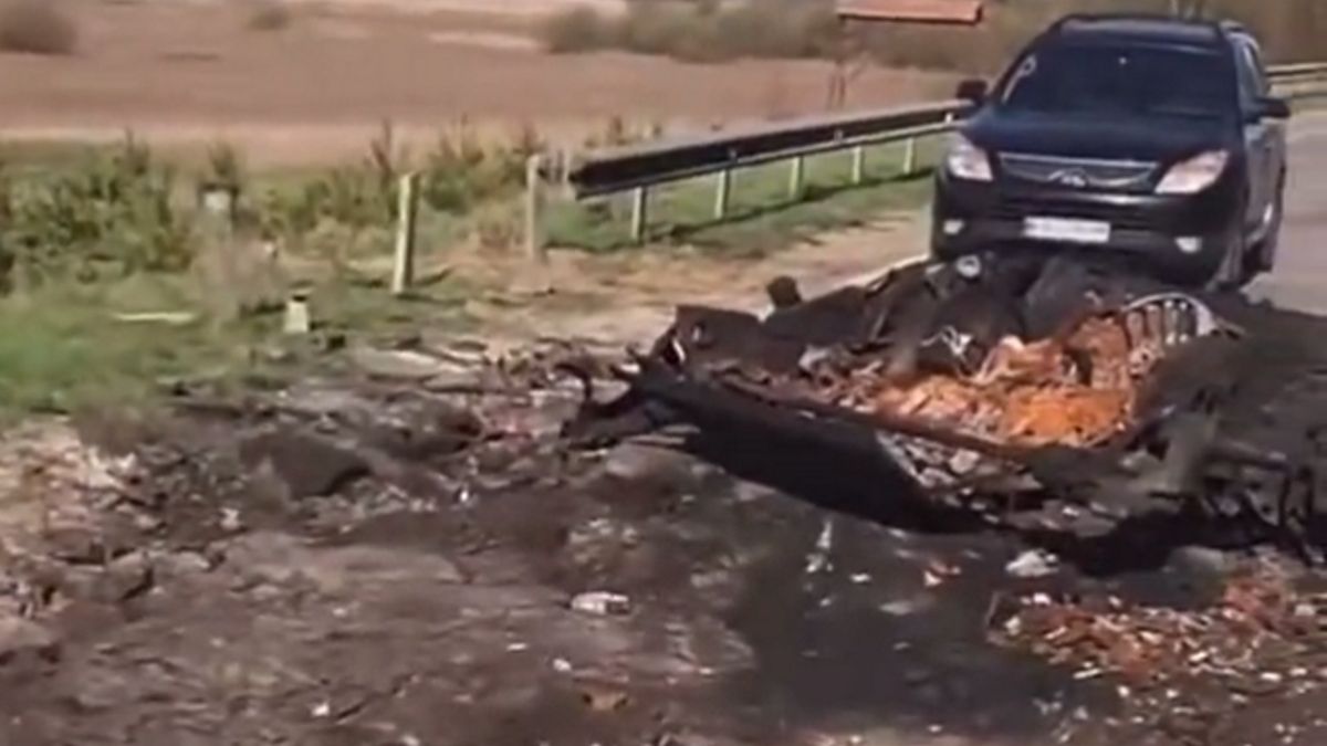 Rakieta rozniosła czołg