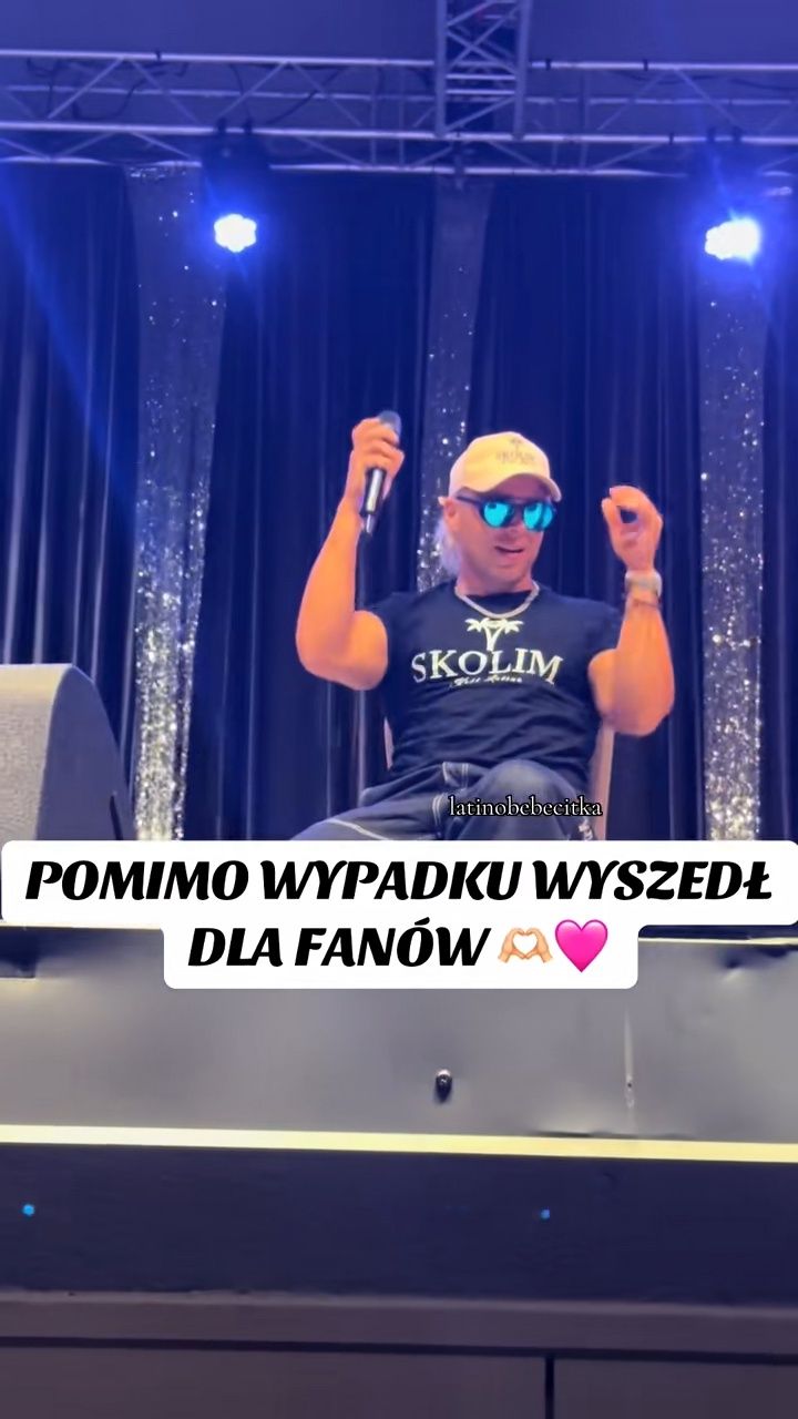 Skolim dokończył koncert na siedząco