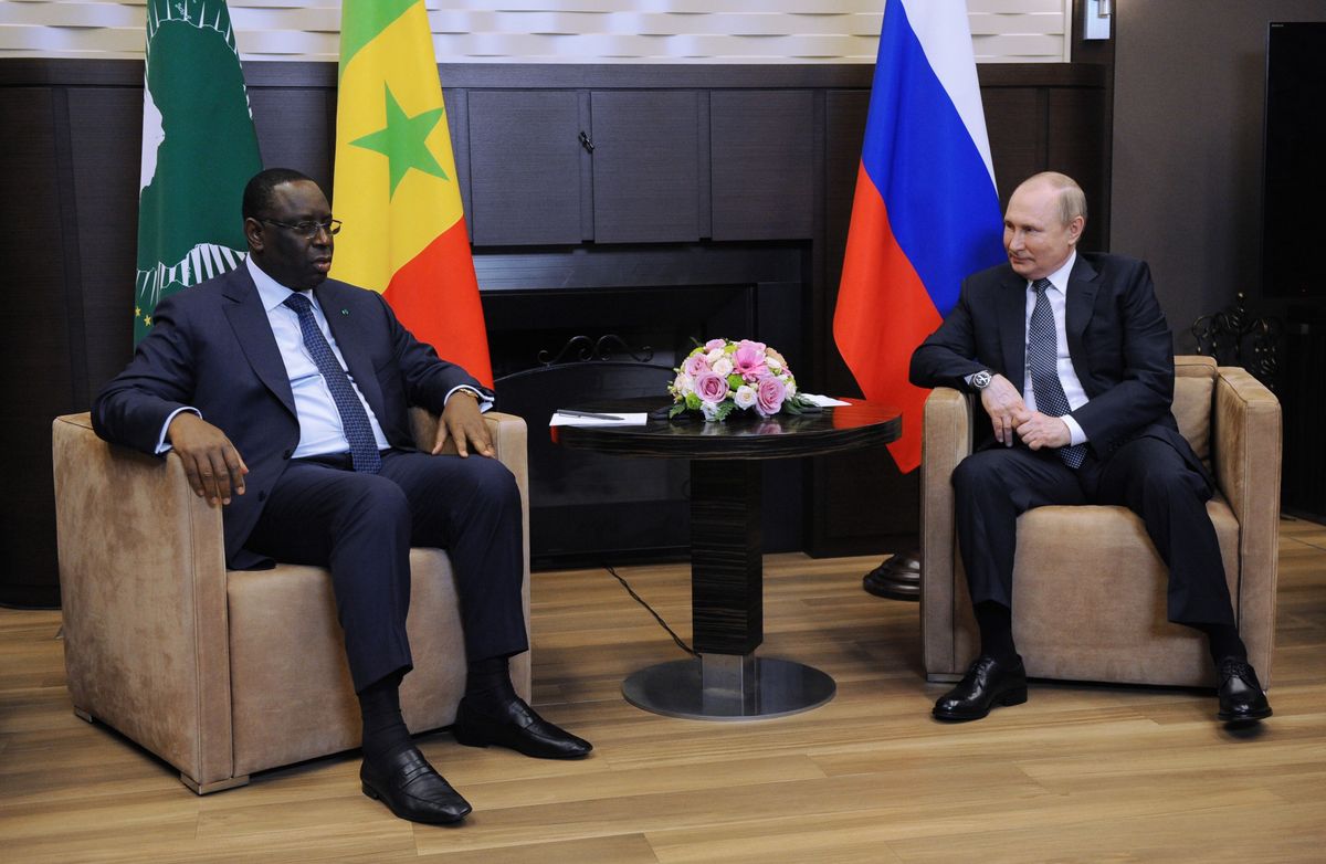 Afrykański przywódca zaapelował do Zachodu o zniesienie sankcji wobec Rosji. 