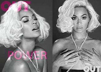 Beyonce TOPLESS i w białej peruce!