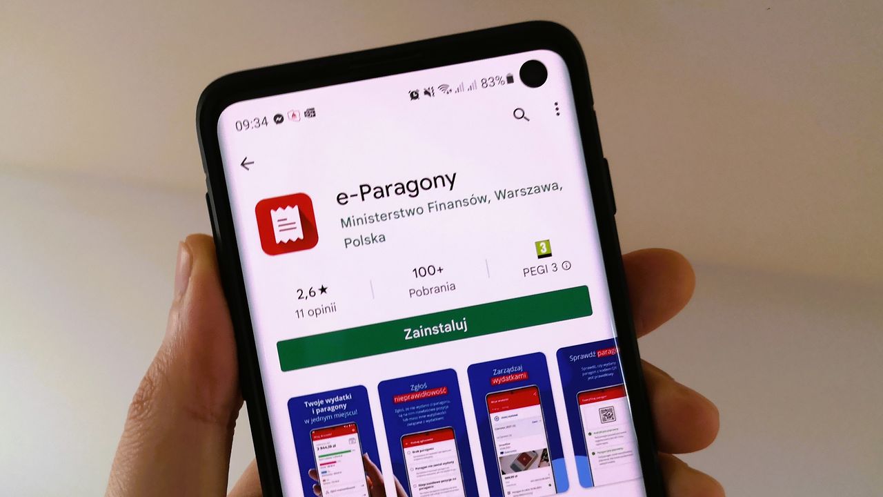 Aplikacja e-Paragony. Tysiące Polaków mogą przechowywać paragony w telefonie