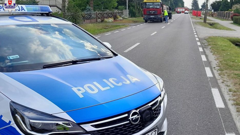 Miejsce tragicznego wypadku w Czereśli (Fot. Policja)