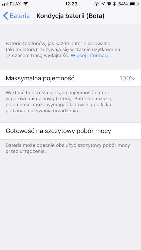 iOS pozwala już użytkownikowi samodzielnie zdecydować, czy zależy mu bardziej na żywotności baterii czy maksymalnej wydajności iPhone'a.