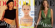46-letnia Kate Moss hipnotyzuje na okładce brytyjskiego "Vogue'a". 28 lat wcześniej zadebiutowała na łamach biblii mody (ZDJĘCIA)