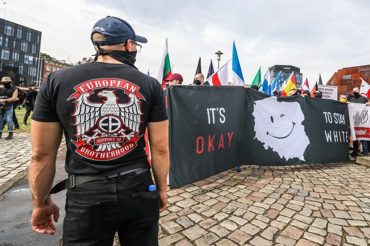 Gdańsk. Marsz nacjonalistów (Photo by Michal Fludra/NurPhoto via Getty Images)