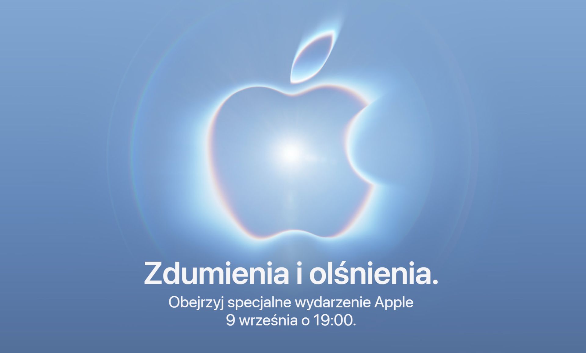 Grafika zapowiadająca wrześniową premierą Apple'a