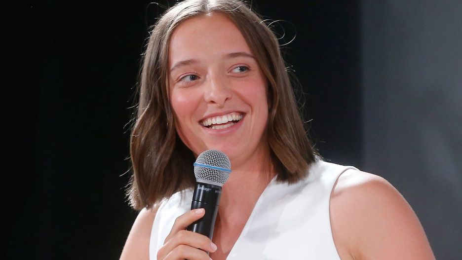 Iga Świątek przyszła na konferencję prasową z siostrą