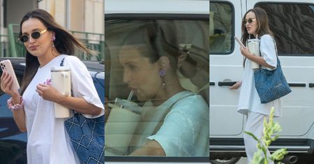 Marina Łuczenko załatwia sprawunki na mieście i mknie do luksusowego auta. Uzbroiła się w torbę Chanel za 30 tysięcy złotych (ZDJĘCIA)