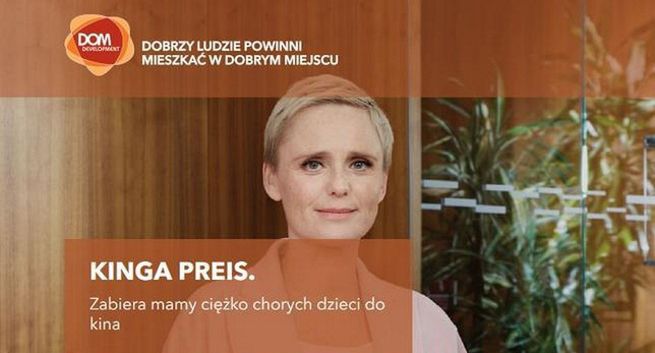 Kampania Dom Development o dobru Kingi Preis i Bartosza Kizierowskiego to przykład kreatywnej niemocy