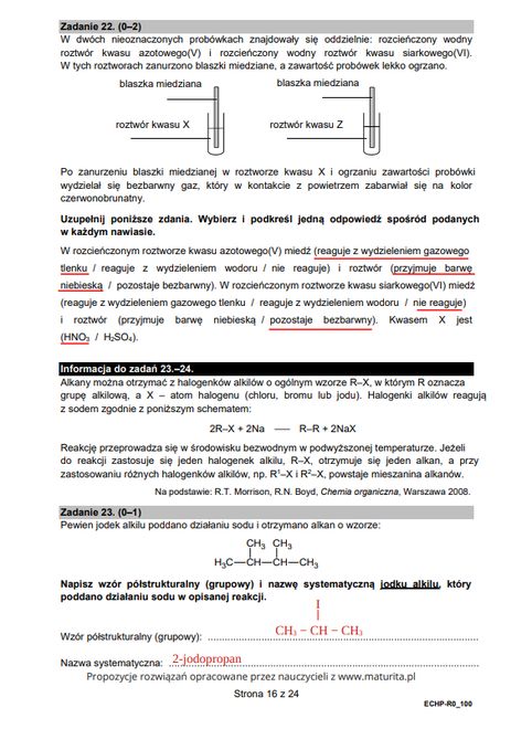 Propozycje rozwiązań opracowane przez nauczycieli z www.maturita.pl