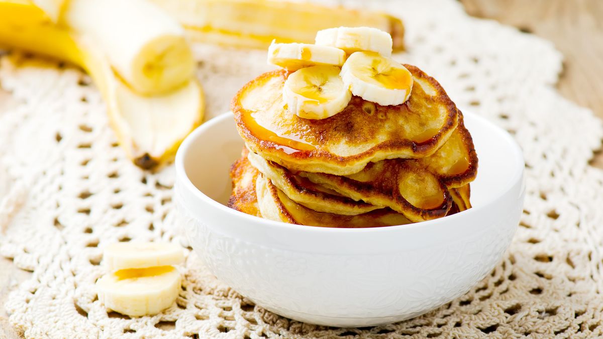 Bananowe placuszki na słodko