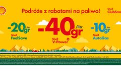 Shell na wakacje obniża ceny paliw nawet o 40 groszy