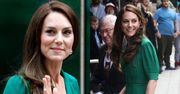 Kate Middleton w zwiewnej sukience za 15 tysięcy złotych mknie na spotkanie z uczniami (ZDJĘCIA)