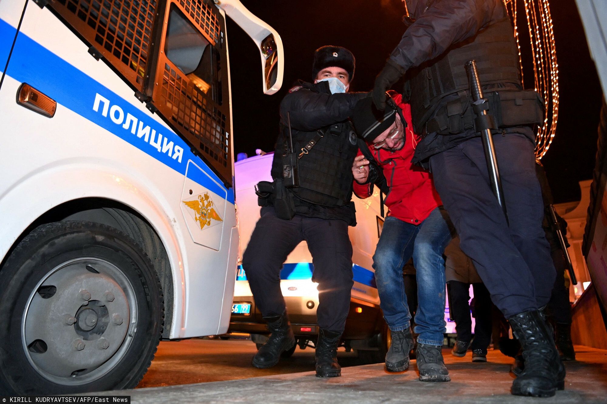 Antywojenne protesty w Moskwie