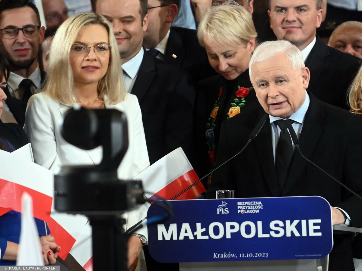 Małgorzata Wassermann i Jarosław Kaczyński 