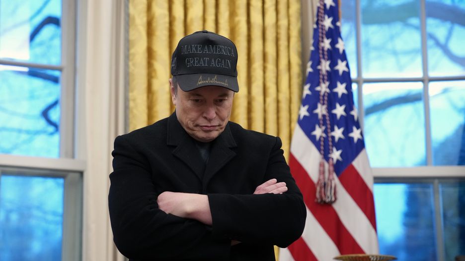 WASHINGTON, DC - FEBRUARY 11: Tesla and SpaceX CEO Elon Musk joins U.S. President Donald Trump during an executive order signing in the Oval Office at the White House on February 11, 2025 in Washington, DC. Trump signed an executive order implementing the Department of Government Efficiency’s (DOGE) "workforce optimization initiative," which, according to Trump, will encourage agencies to limit hiring and reduce the size of the federal government. (Photo by Andrew Harnik/Getty Images)