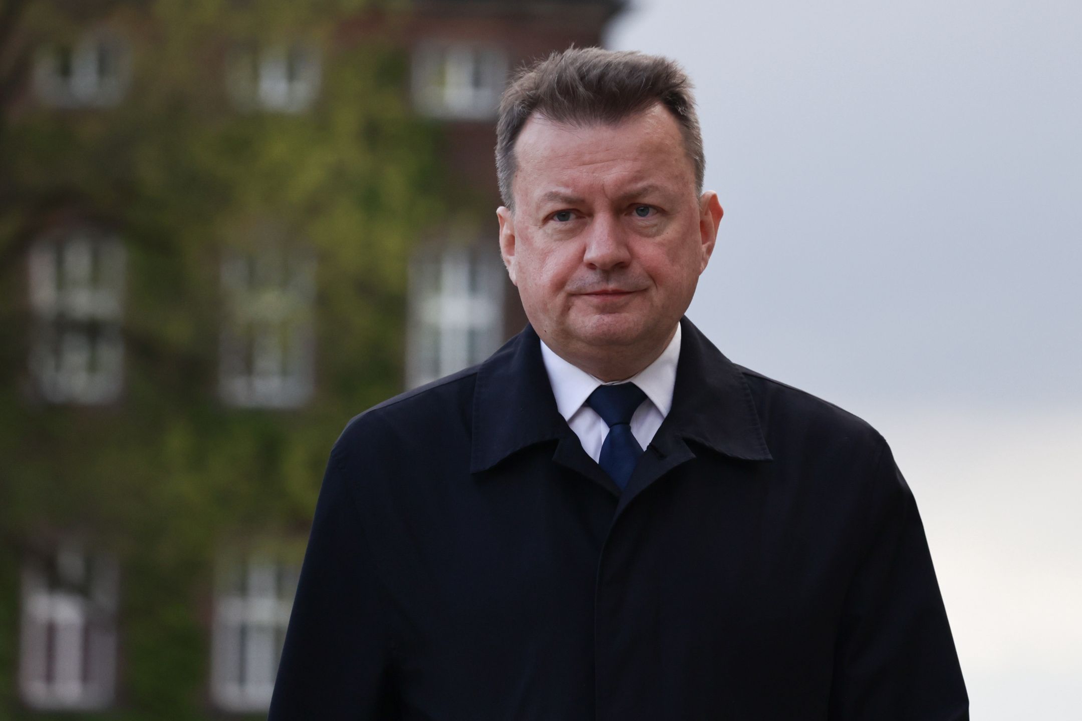 Mariusz Blaszczak during 14th anniversary of the funeral of Polish President Lech Kaczynski and First Lady Maria Kaczynska in Krakow, Poland on April 18, 2024. (Photo by Jakub Porzycki/NurPhoto via Getty Images)