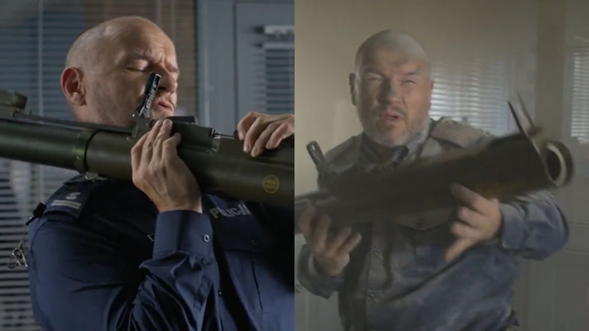 W odcinku "Ojca Mateusza" wybuchł granatnik. Widzowie komentują