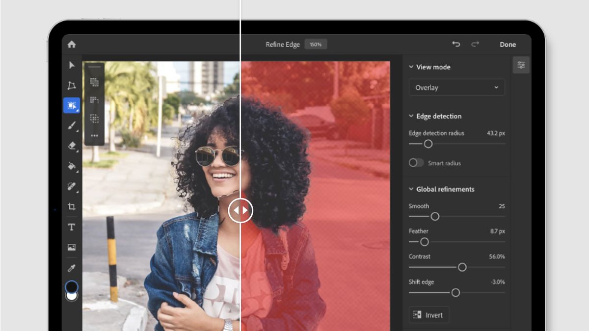Photoshop na iPada: Refine Edge Brush oraz gesty dotykowe 1