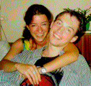 Jonada i Uładzimir. Zdjęcie wykonane w 1999 roku.