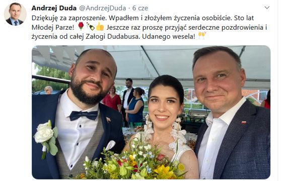 Szef biura prasowego Kancelarii Prezydenta: agencja VML nie pracuje dla nas, wizyta Andrzeja Dudy na weselu nie była ustawką