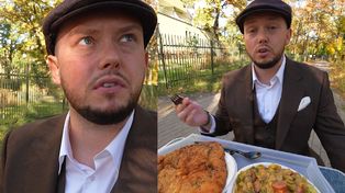 Książulo zjadł OLBRZYMIĄ porcję jedzenia za grosze. "Jak dla świń"