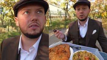 Książulo zjadł OLBRZYMIĄ porcję jedzenia za grosze. "Jak dla świń"