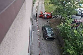 Zielona Góra: 33-latek, który zjechał ze schodów, uciekał policji aż ze Świebodzina