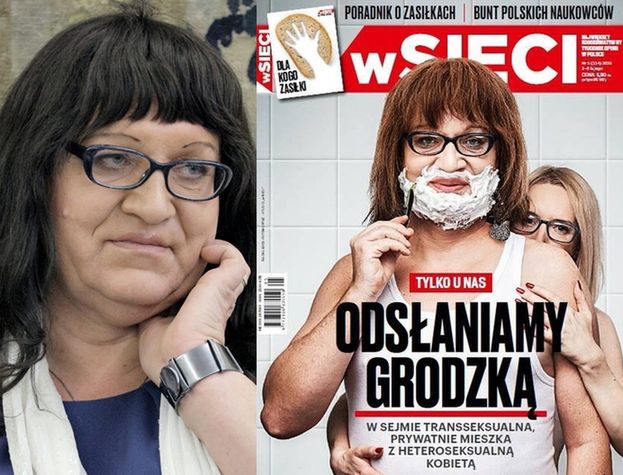 "wSieci" "odsłania Grodzką": "Mieszka z heteroseksualną kobietą!"