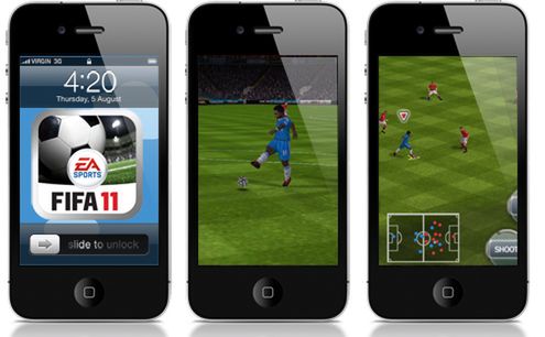 FIFA 11 na iPhone?a prezentuje się okazale