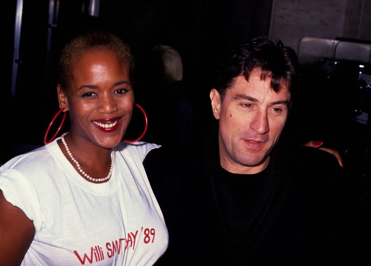 Toukie Smith i Robert De Niro w 1989 r.