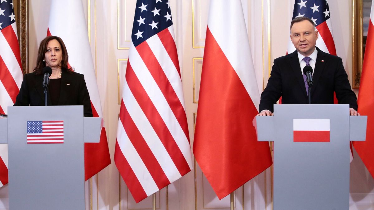 W czwartek w Warszawie spotkali się prezydent Andrzej Duda i wiceprezydent USA Kamala Harris