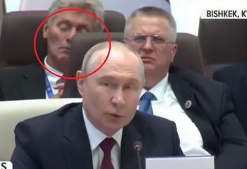 Pieskow zasnął na przemówieniu Putina. Tak się tłumaczy