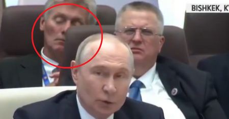Pieskow zasnął na przemówieniu Putina. Tak się tłumaczy