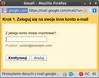 Import e-maili do Gmaila z innych kont pocztowych 3