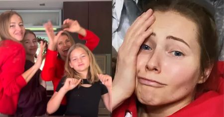 Świąteczna inba u Rubików. 10-letnia córka Agaty zszokowała internautów: "MAŁOLATA MA TIPSY". Już nadeszła odpowiedź (WIDEO)