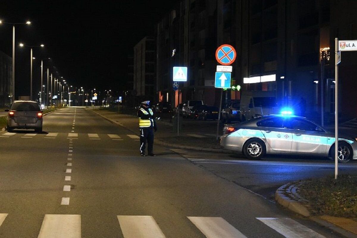 Potrącenie na przejściu dla pieszych
