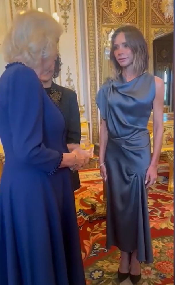 Victoria Beckham spotkała się z królową Camillą