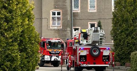 Potężny pożar w DPS. Nieoficjalnie: ogień podłożył pensjonariusz
