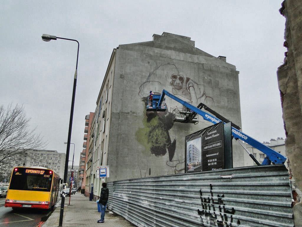 Fotostory: Nowy mural przy Dzielnej