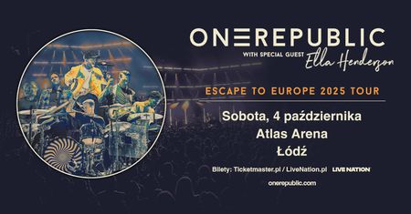 OneRepublic zagrają koncert w Polsce. Rusza sprzedaż biletów