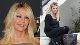 Dawno niewidziana Heather Locklear czeka na narzeczonego, siedząc na krawężniku (FOTO)