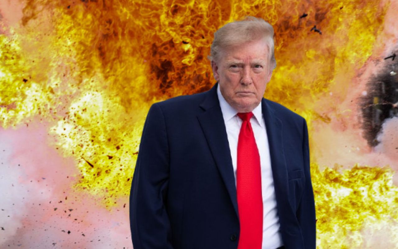 Użyje "matki wszystkich bomb"? Wymijająca odpowiedź Trumpa