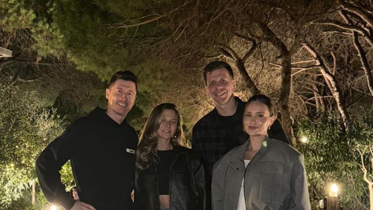 Szczęsny i Lewandowski wyszli w miasto bez dzieci? To pozory