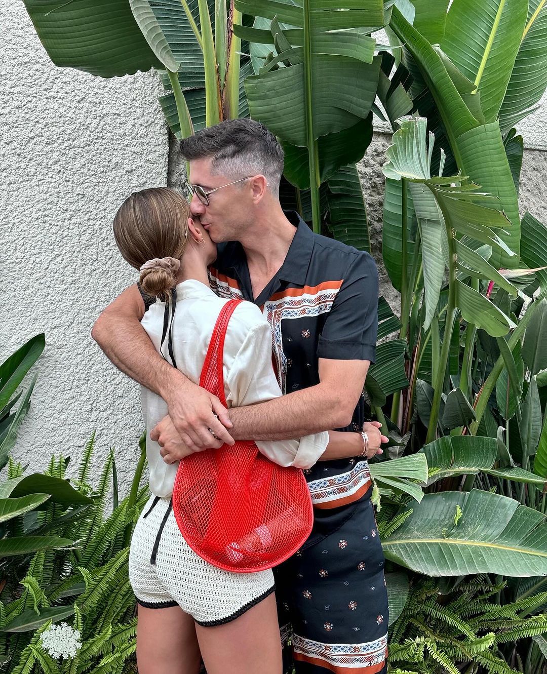 Lewandowscy na romantycznym wypadzie we Francji
