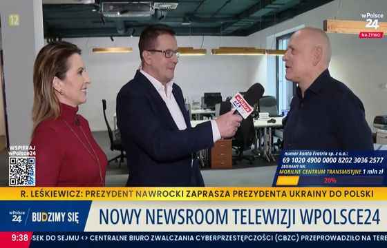 wPolsce24 z nowym newsroomem. Rusza budowa dwóch studiów